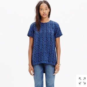 NWOT Madewell silk top